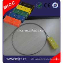 MICC sonda tipo termopar com conector industrial